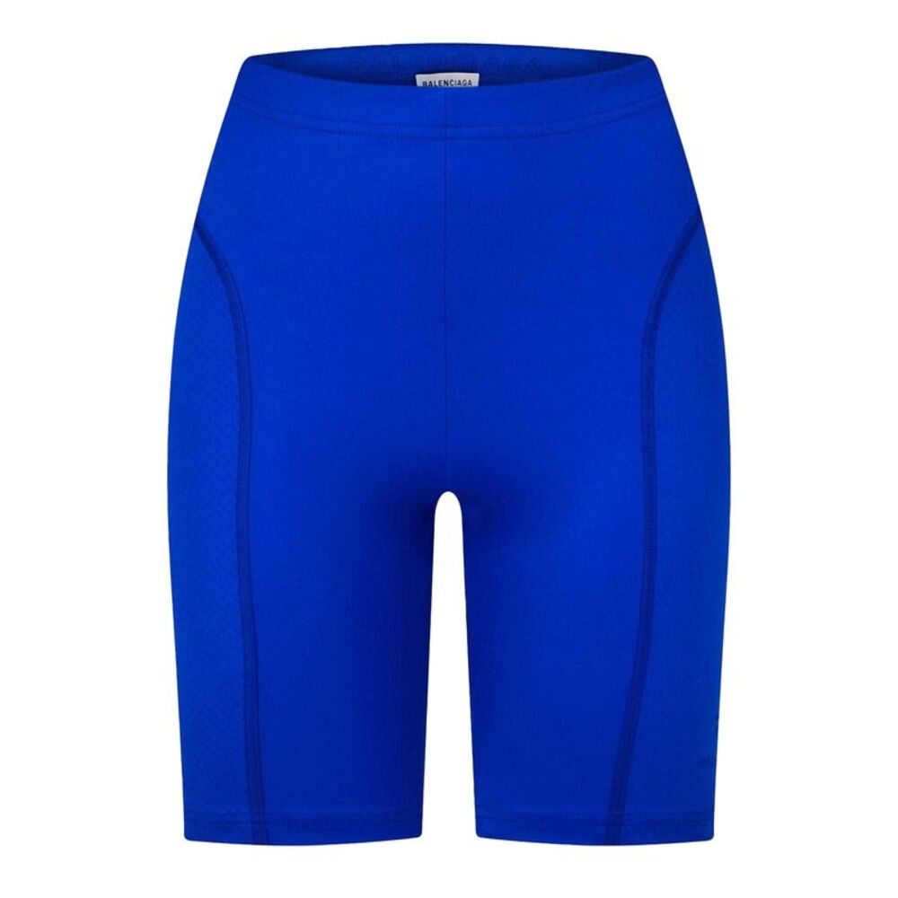 Balenciaga Womens/Ladies Stretch Cycling Shorts / Electric Blue